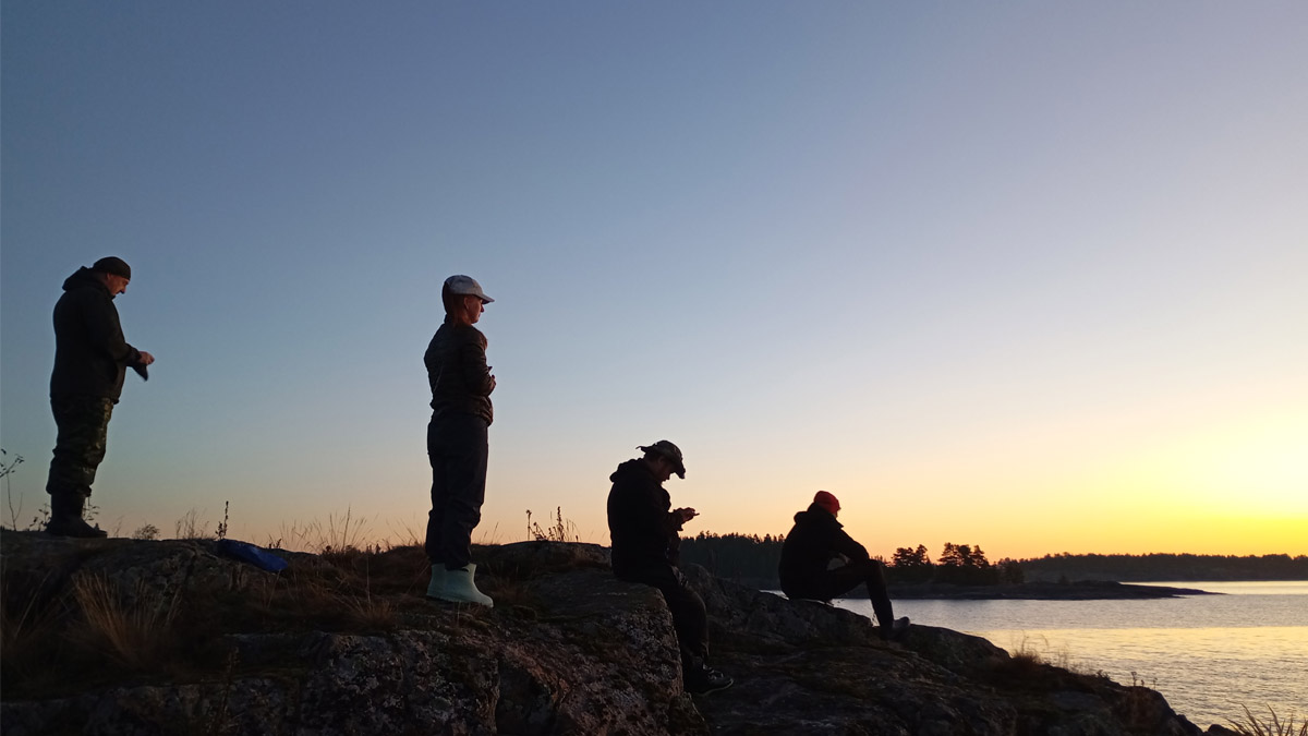 На байдарках по Ладожским шхерам