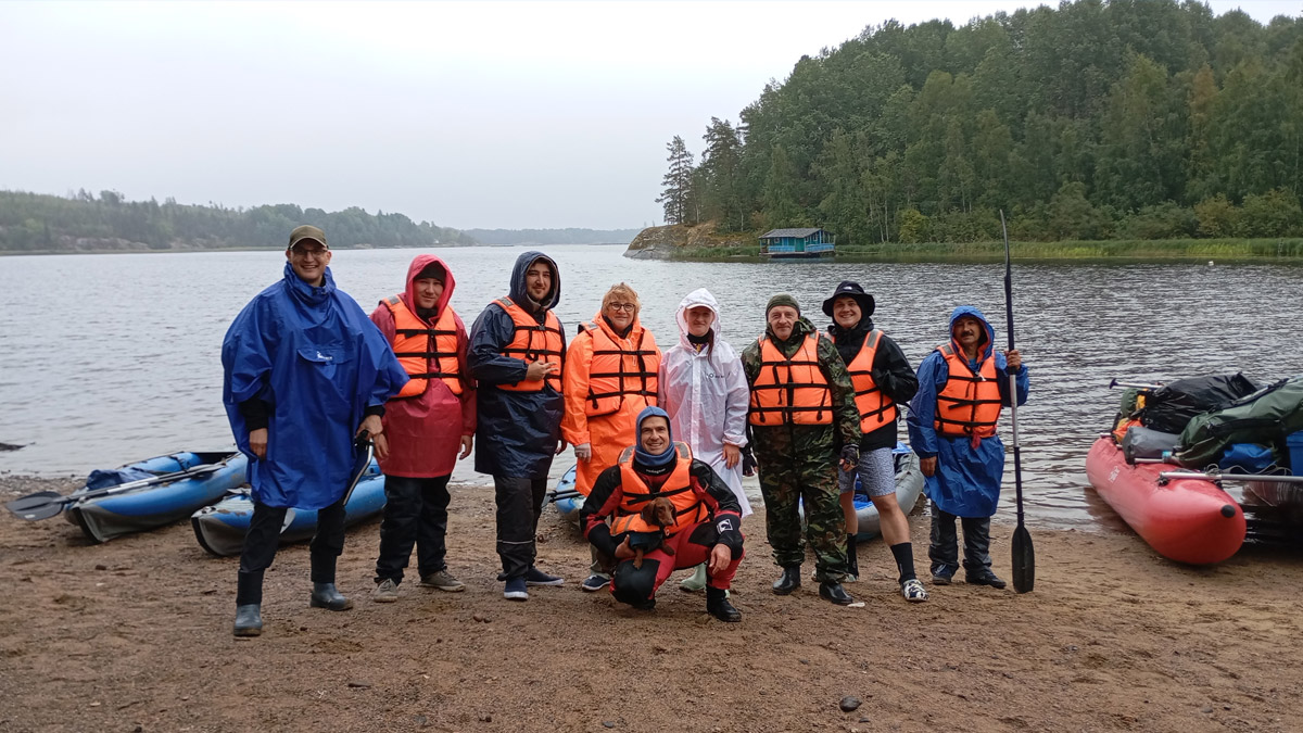 На байдарках по Ладожским шхерам