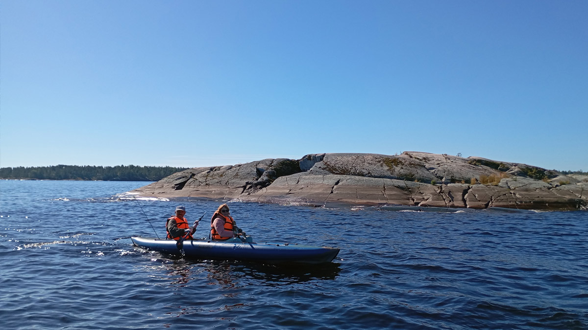 На байдарках по Ладожским шхерам