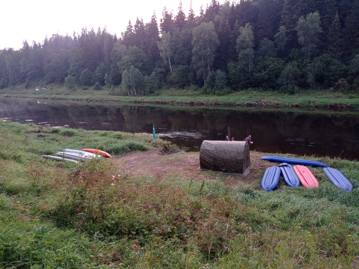 Сплав на байдарках по Москва-реке Сплав на байдарках по Москва-реке