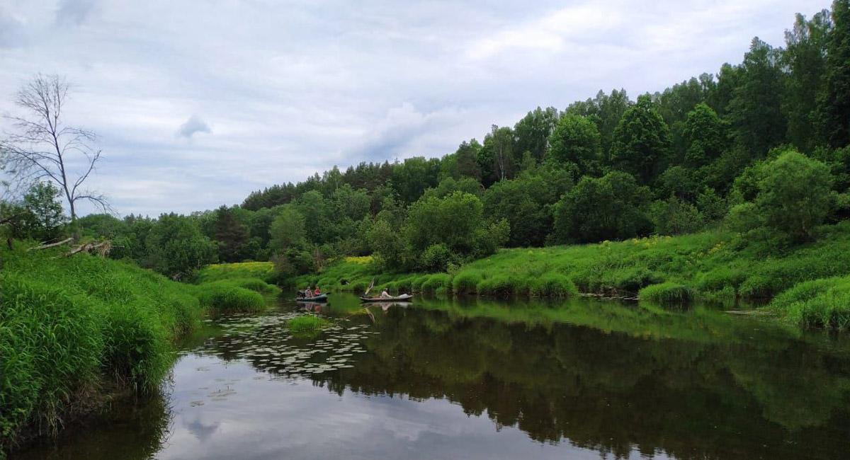 Сплав на байдарках по реке Воря Сплав на байдарках по реке Воря
