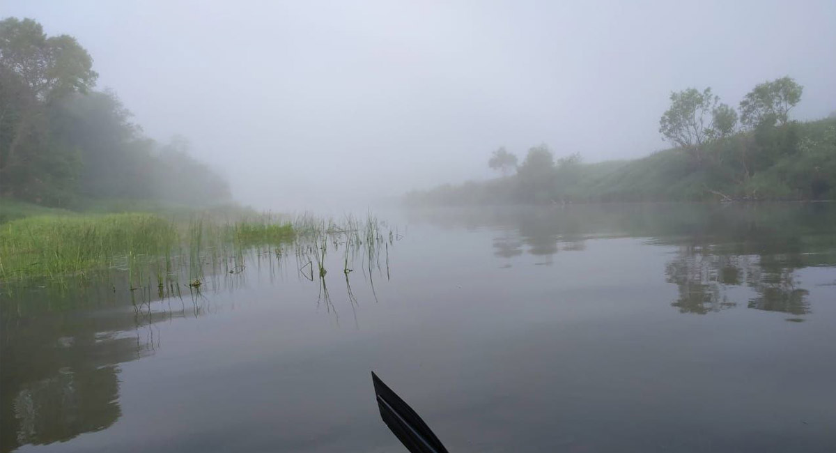 Сплав на байдарках по реке Воря Сплав на байдарках по реке Воря