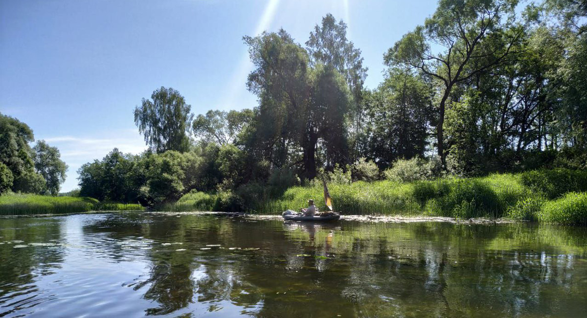 Сплав на байдарках по реке Воря Сплав на байдарках по реке Воря
